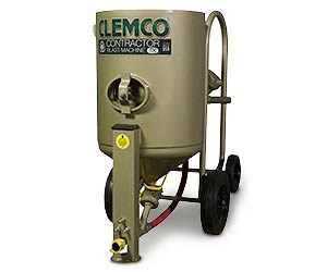 Clemco industrial grade wet or dry blast cleaning machine